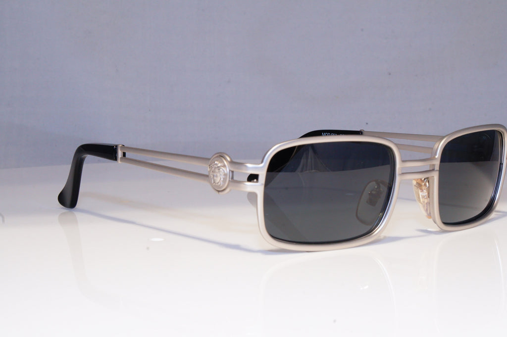 GIANNI VERSACE Mens Vintage 1990 Designer Sunglasses Silver S53 22M 20012 NOS