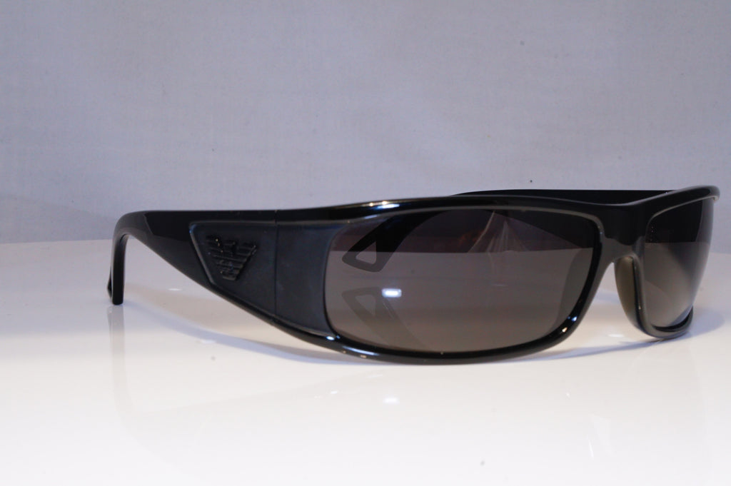 EMPORIO ARMANI Mens Designer Sunglasses Black Wrap EA 9418 D28E5 20705