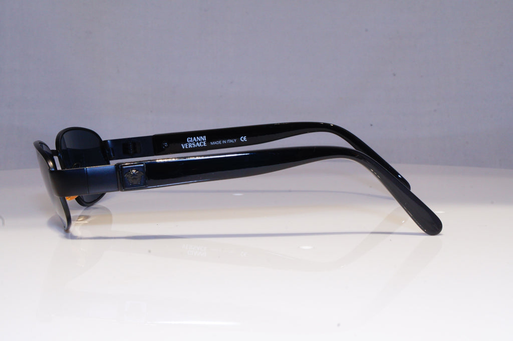 GIANNI VERSACE Mens Vintage 1990 Designer Sunglasses Black X19 28 20008 NOS