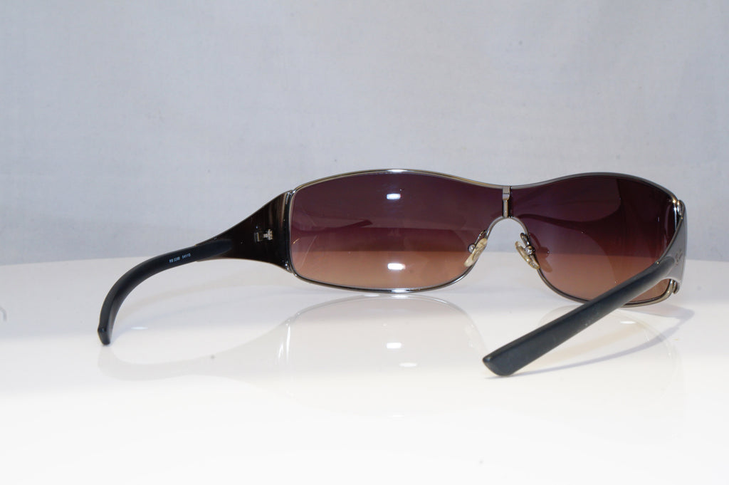 RAY-BAN Mens Designer Sunglasses Silver Shield RB 3268 041/13 18840