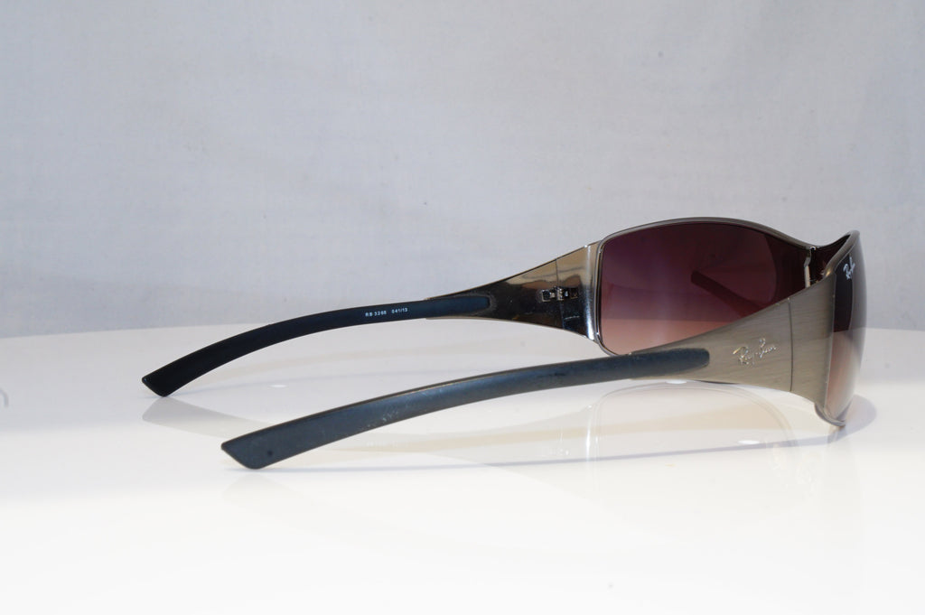 RAY-BAN Mens Designer Sunglasses Silver Shield RB 3268 041/13 18840