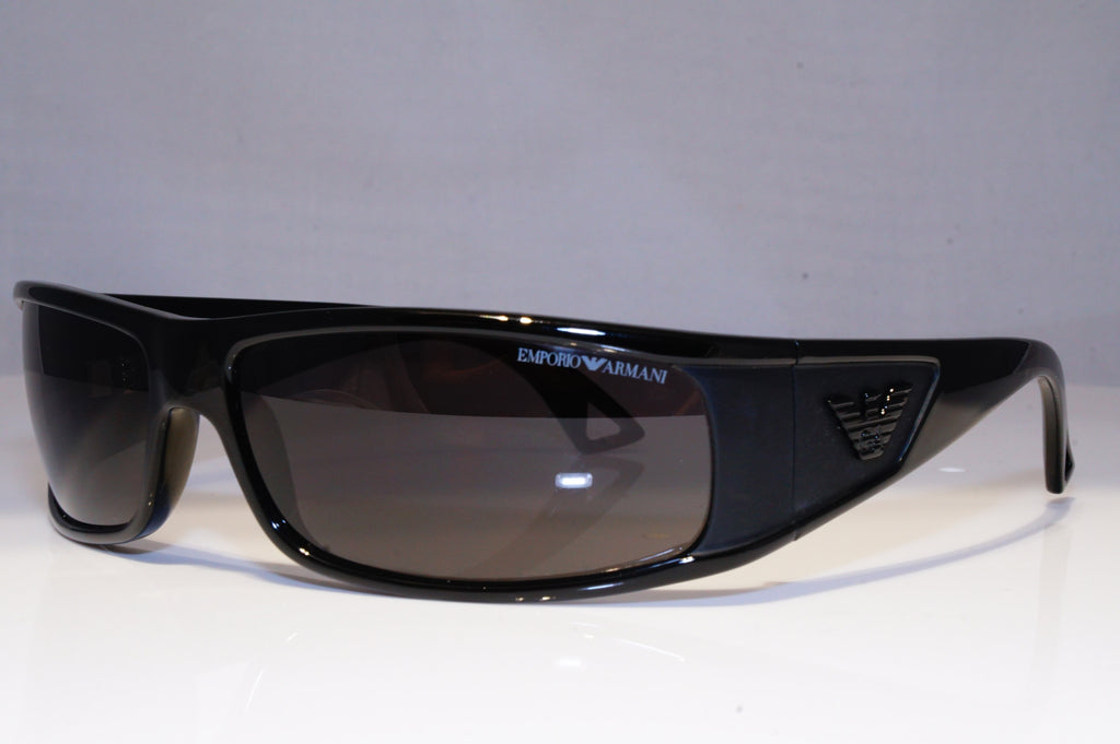 EMPORIO ARMANI Mens Designer Sunglasses Black Wrap EA 9418 D28E5 20705