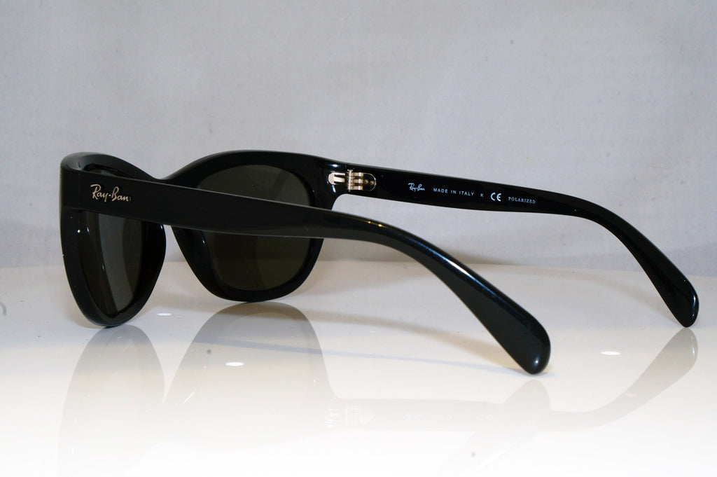 RAY-BAN Womens Polarized Designer Sunglasses Black Butterfly RB 4216 6019A 17694