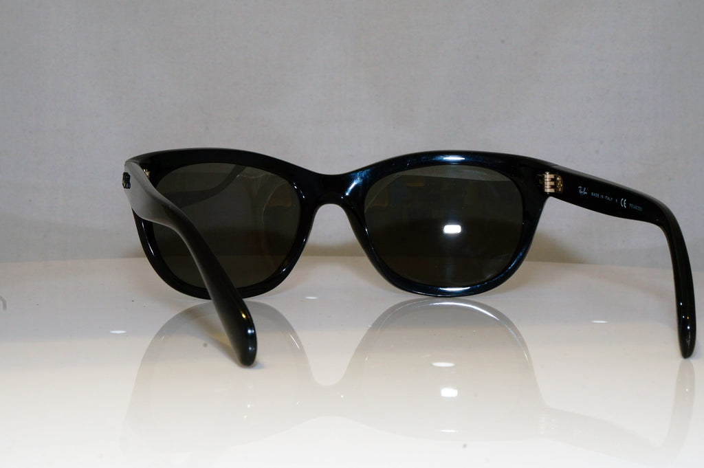 RAY-BAN Womens Polarized Designer Sunglasses Black Butterfly RB 4216 6019A 17694