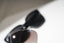 PRADA Womens Designer Sunglasses Black Butterfly SPR 07P 1AB-0A7 15295