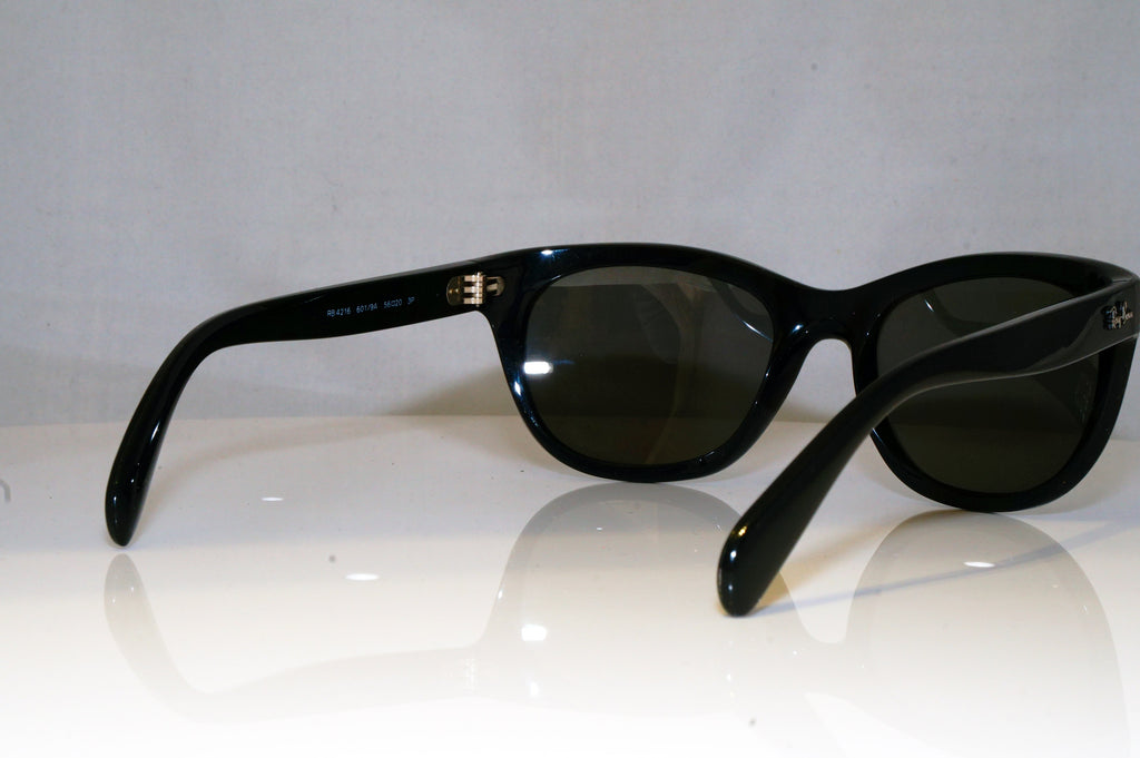 RAY-BAN Womens Polarized Designer Sunglasses Black Butterfly RB 4216 6019A 17694