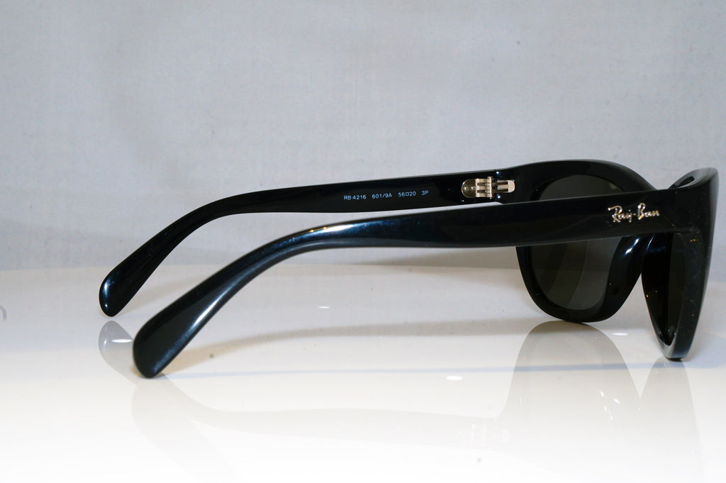 RAY-BAN Womens Polarized Designer Sunglasses Black Butterfly RB 4216 6019A 17694