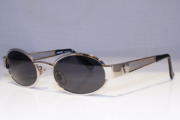 GIANNI VERSACE Mens Vintage 1990 Designer Sunglasses Silver X21 29 20033 NOS