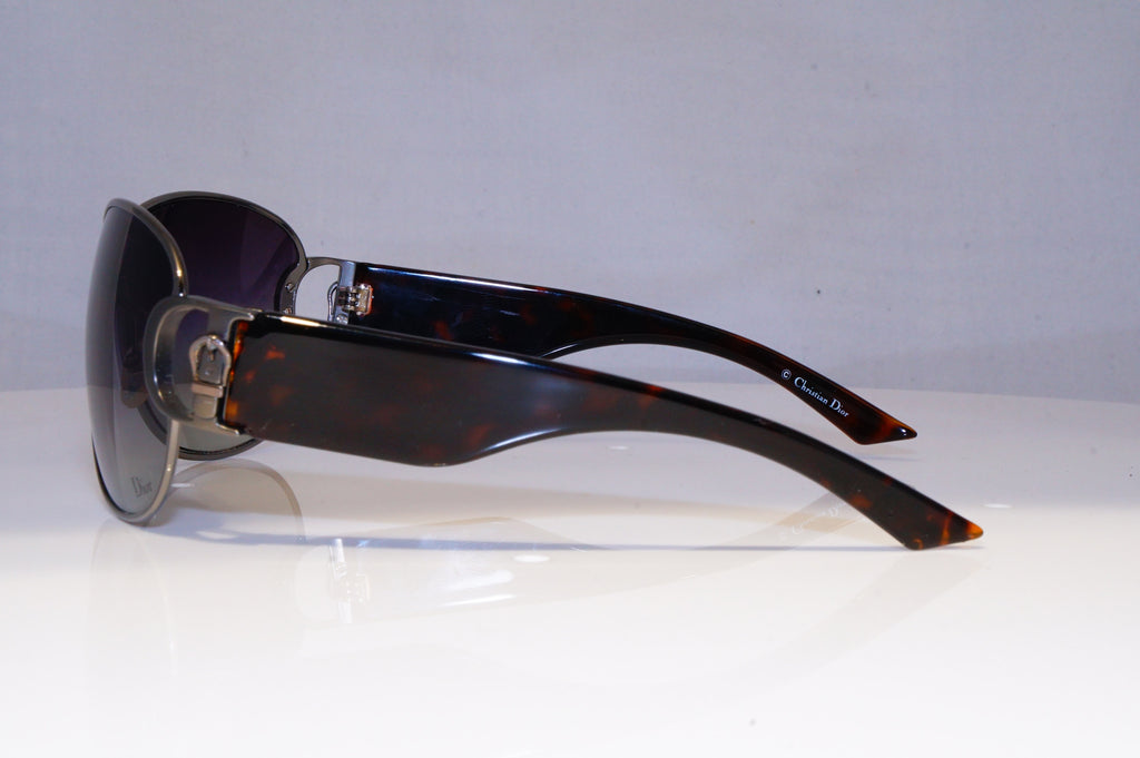 CHRISTIAN DIOR Womens Oversized Designer Sunglasses Brown DIOR BUCKLE 2 20866