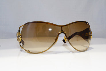 GUCCI Womens Oversized Designer Sunglasses Brown Shield GG 2802 OVC2K 18839