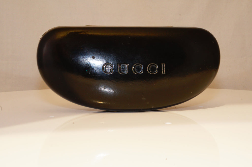 GUCCI Mens Vintage 1990 Designer Sunglasses Black Rectangle GG 1487 GM6 18832