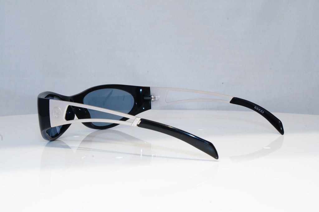 GUCCI Mens Vintage 1990 Designer Sunglasses Black Rectangle GG 1487 GM6 18832