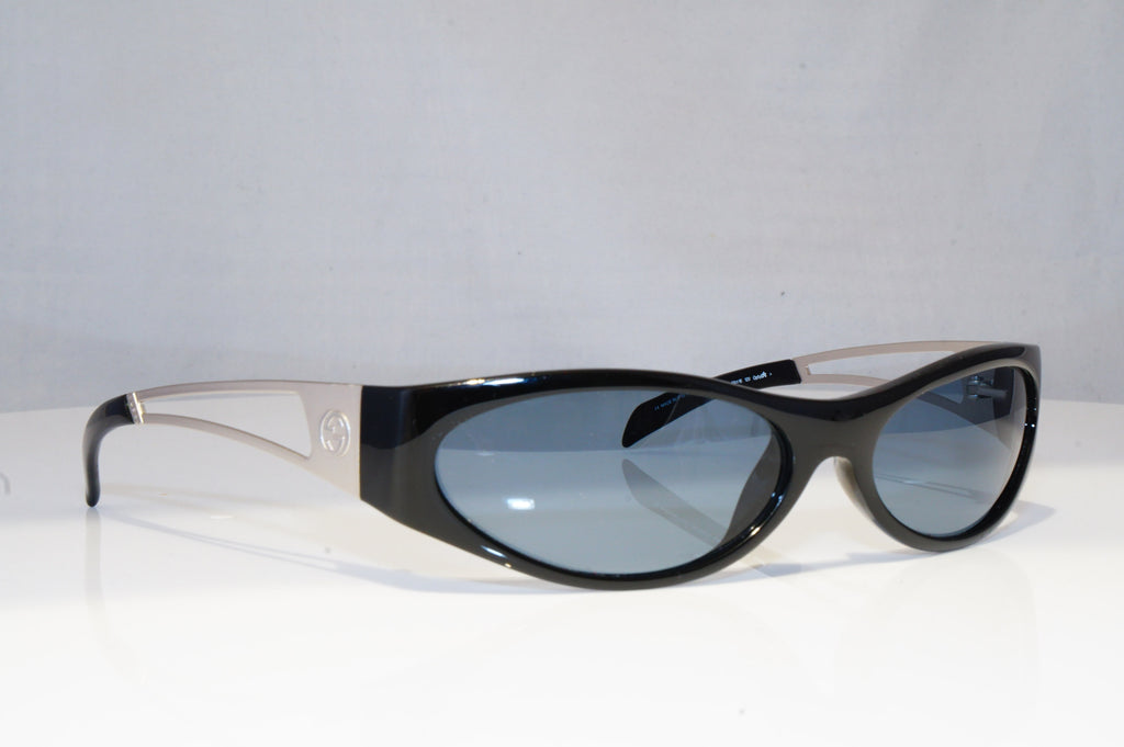 GUCCI Mens Vintage 1990 Designer Sunglasses Black Rectangle GG 1487 GM6 18832