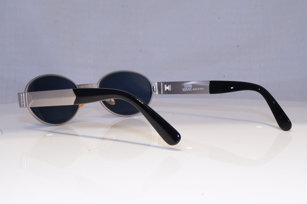 GIANNI VERSACE Mens Vintage 1990 Designer Sunglasses Silver S30 22M 20034 NOS