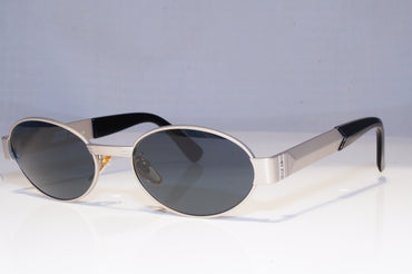GIANNI VERSACE Mens Vintage 1990 Designer Sunglasses Silver S30 22M 20034 NOS