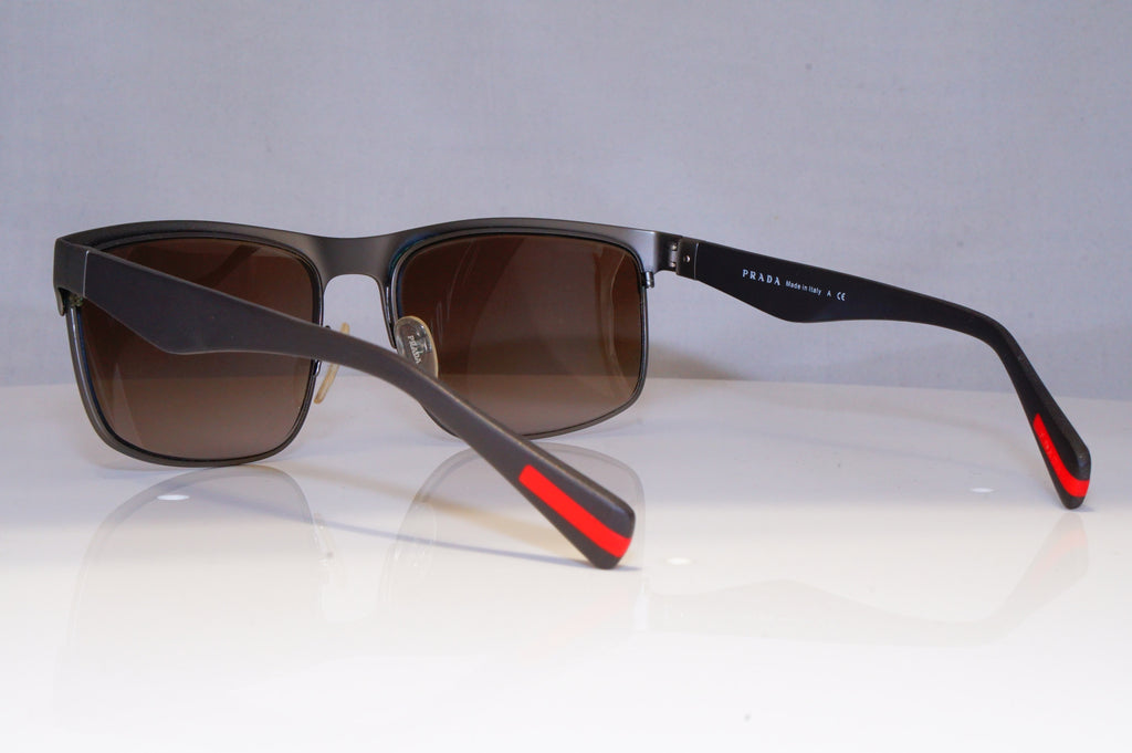 PRADA Mens Designer Sunglasses Brown Square SPS 56P DG1-1X1 20689