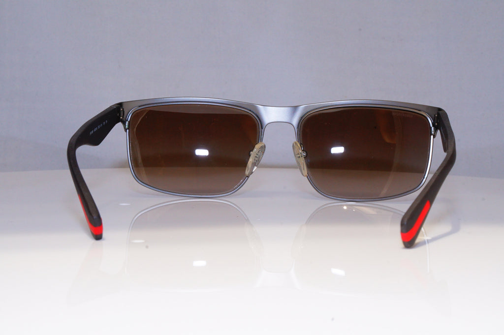 PRADA Mens Designer Sunglasses Brown Square SPS 56P DG1-1X1 20689