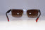 PRADA Mens Designer Sunglasses Brown Square SPS 56P DG1-1X1 20689
