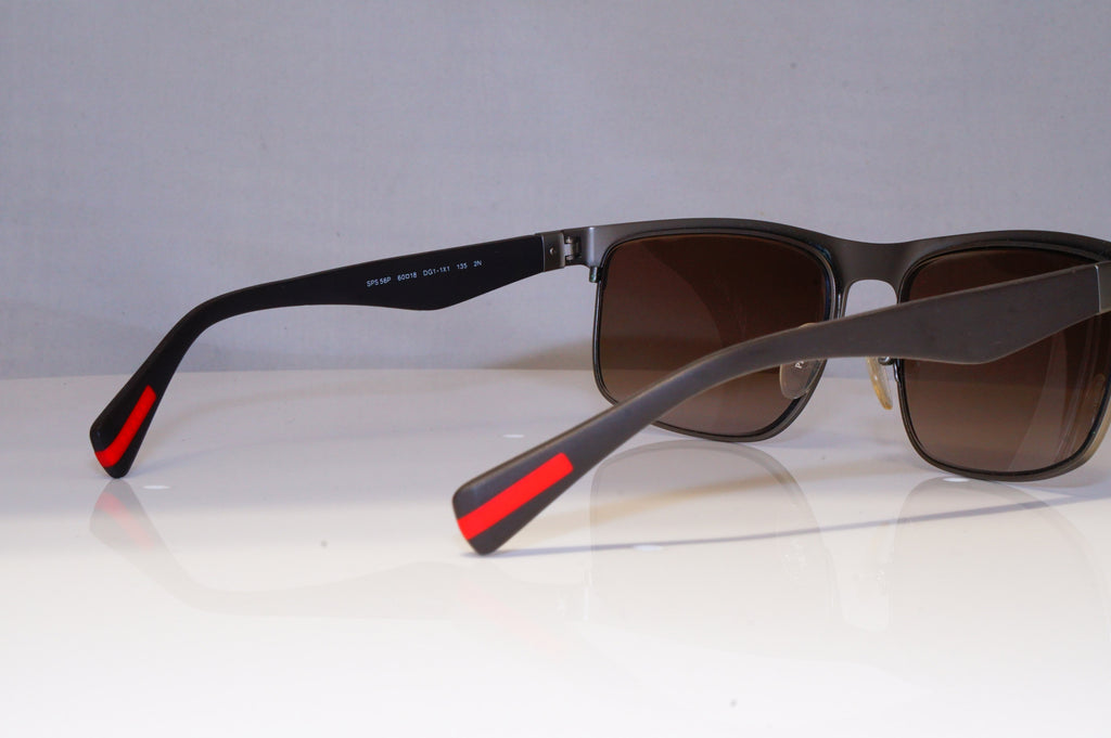 PRADA Mens Designer Sunglasses Brown Square SPS 56P DG1-1X1 20689
