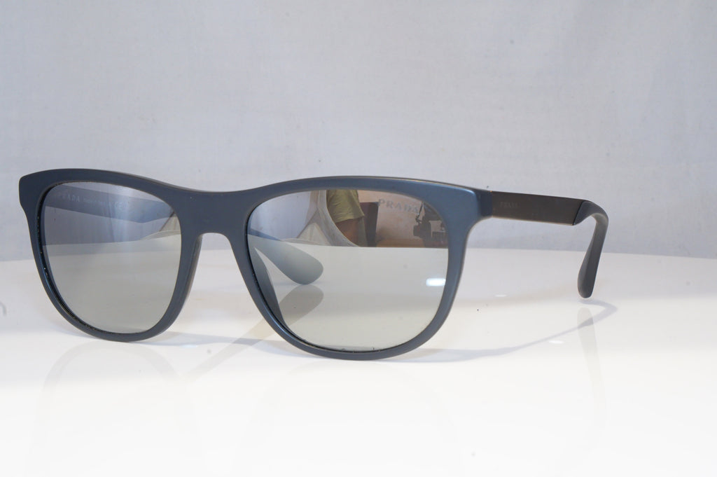 PRADA Mens Mirror Designer Sunglasses Grey Rectangle SPR 04S TKM-1A0 18824