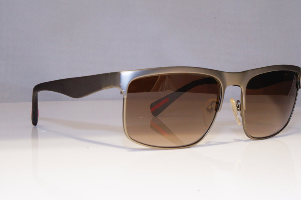 PRADA Mens Designer Sunglasses Brown Square SPS 56P DG1-1X1 20689