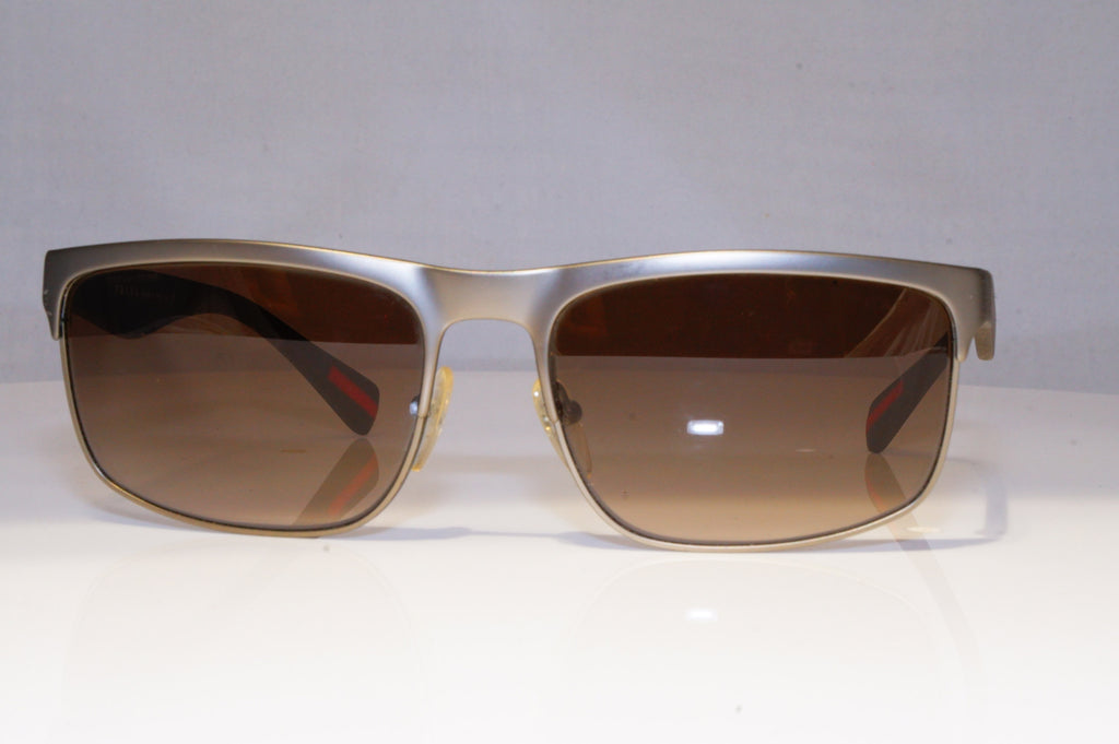 PRADA Mens Designer Sunglasses Brown Square SPS 56P DG1-1X1 20689