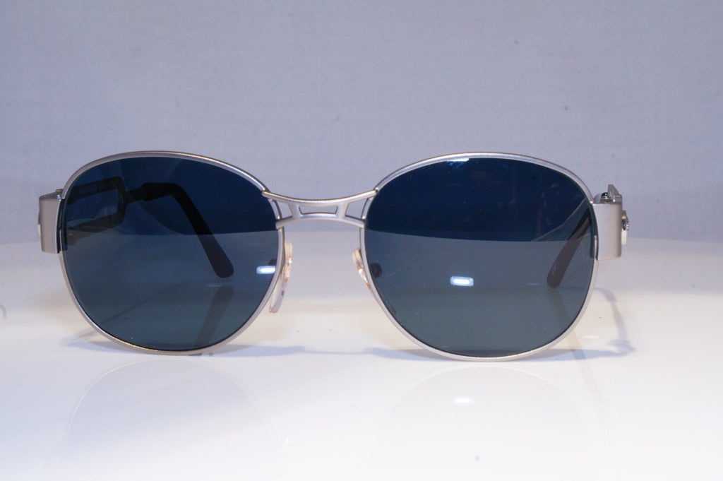 GIANNI VERSACE Mens Vintage 1990 Designer Sunglasses Silver ONE S57 77M 20069