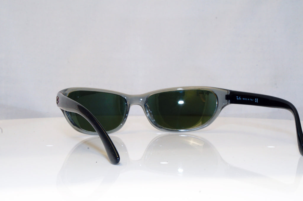 Ray-Ban Mens Mirror Designer Sunglasses Black Wrap RB 4050 623/40 17675