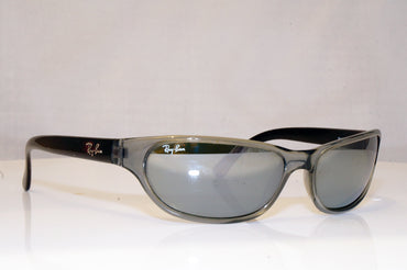 Ray-Ban Mens Mirror Designer Sunglasses Black Wrap RB 4050 623/40 17675