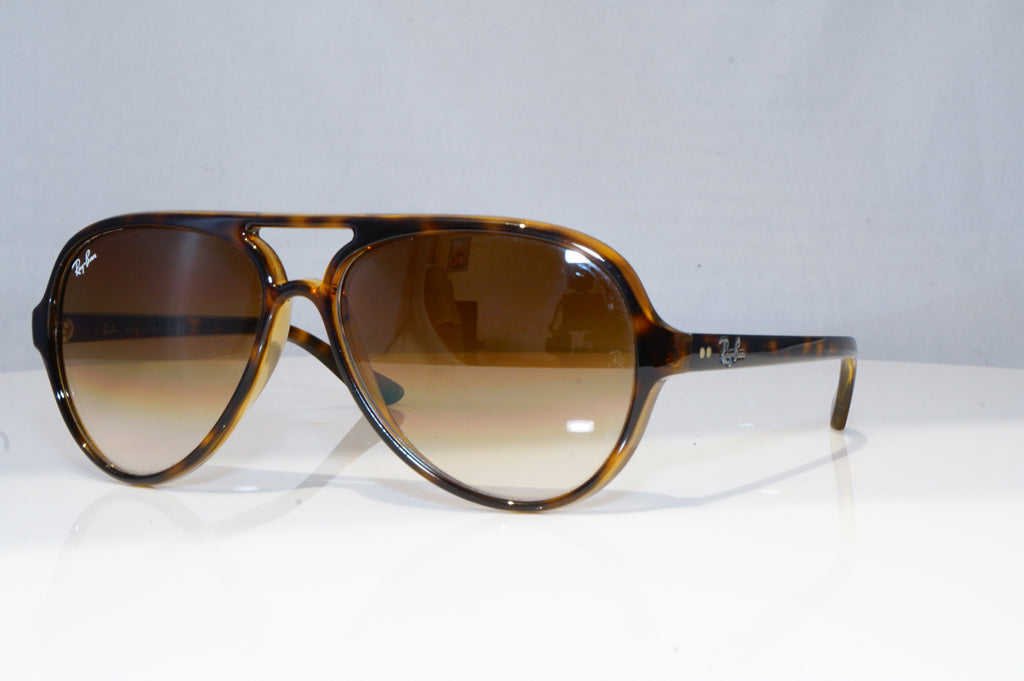 RAY-BAN Mens Unisex Designer Sunglasses Brown CATS Oval000 RB 4125 710/51 18829