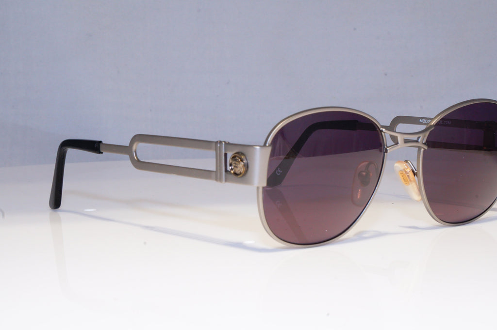 GIANNI VERSACE Mens Vintage 1990 Designer Sunglasses Silver S57 77M 20026 NOS