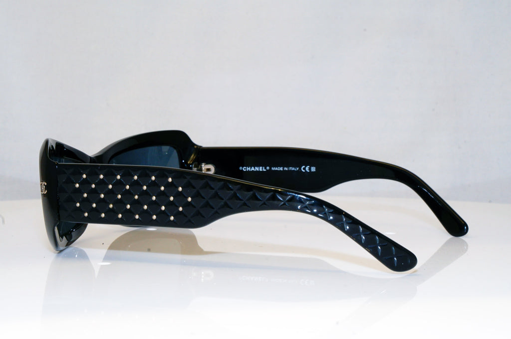 CHANEL Womens Designer Sunglasses Black Round STUDDED 5099 501/87 17761
