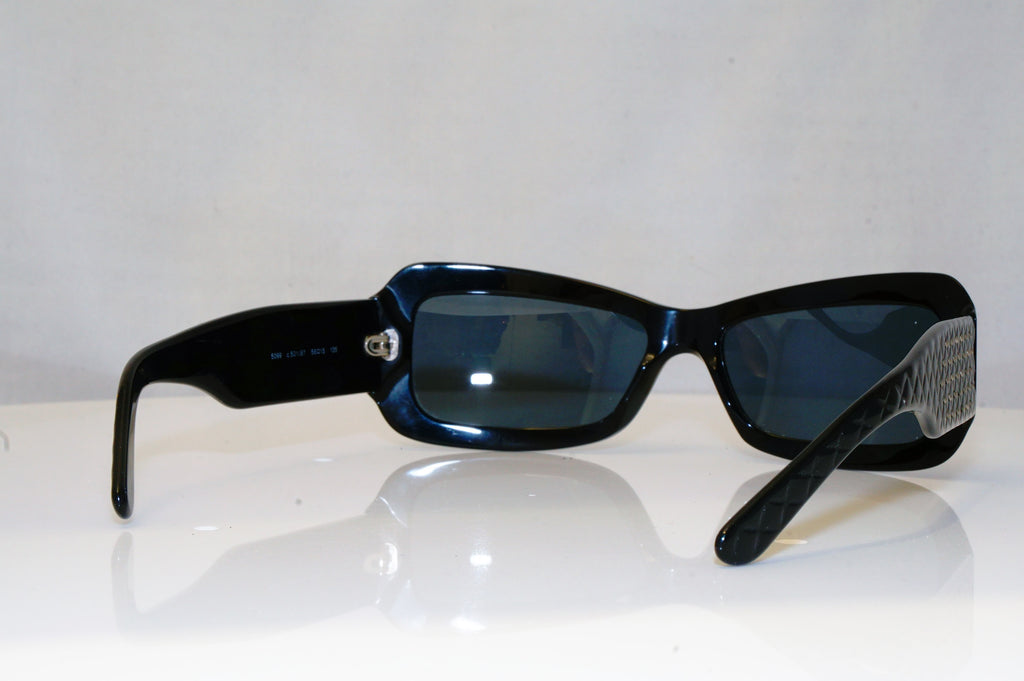 CHANEL Womens Designer Sunglasses Black Round STUDDED 5099 501/87 17761