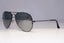 RAY-BAN Mens Mirror Designer Sunglasses Black Pilot RB 3025 002/40 20676
