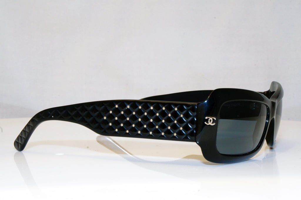CHANEL Womens Designer Sunglasses Black Round STUDDED 5099 501/87 17761