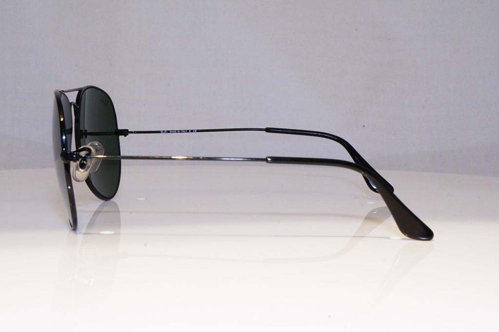 RAY-BAN Mens Mirror Designer Sunglasses Black Pilot RB 3025 002/40 20676