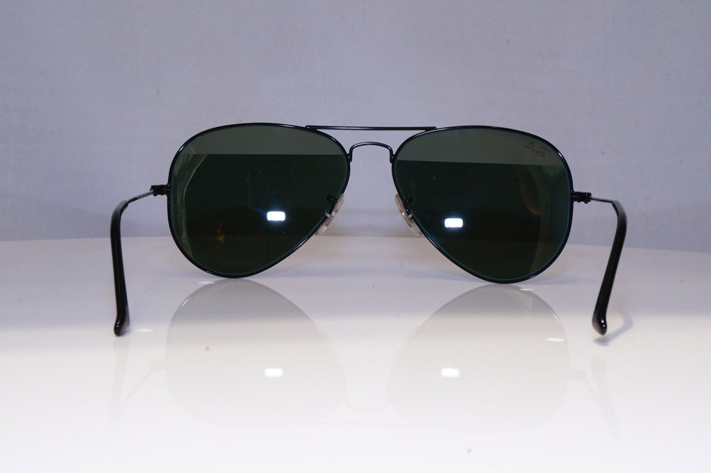 RAY-BAN Mens Mirror Designer Sunglasses Black Pilot RB 3025 002/40 20676