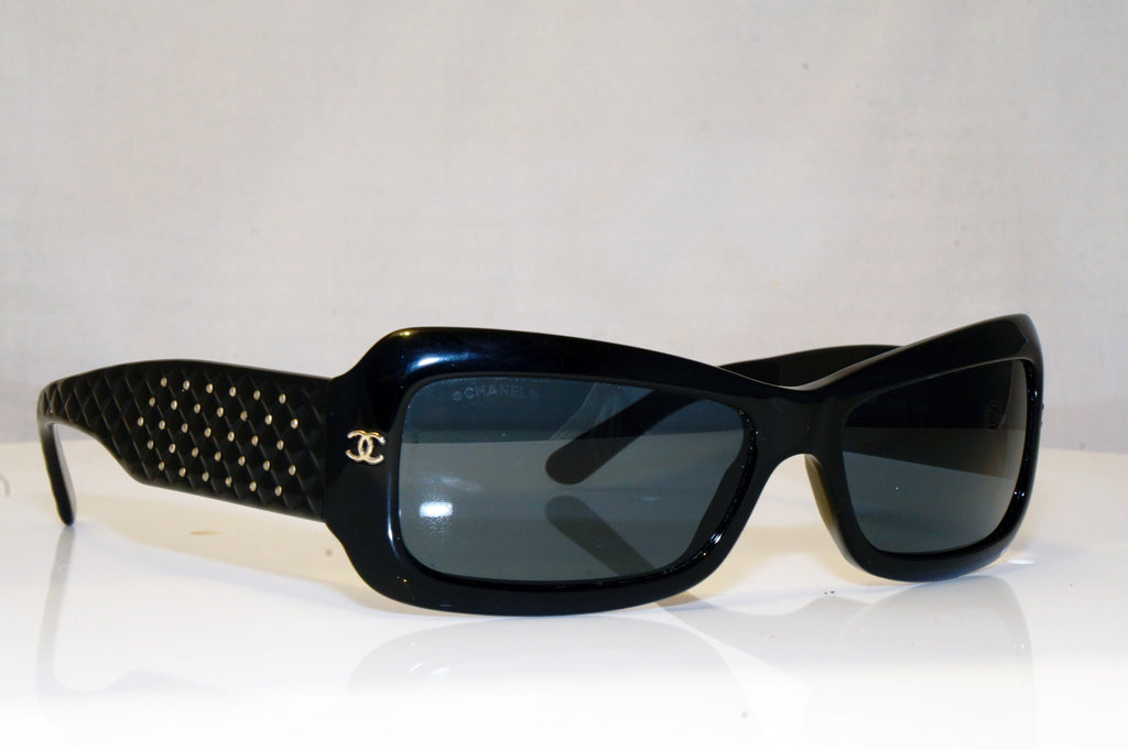 CHANEL Womens Designer Sunglasses Black Round STUDDED 5099 501/87 17761