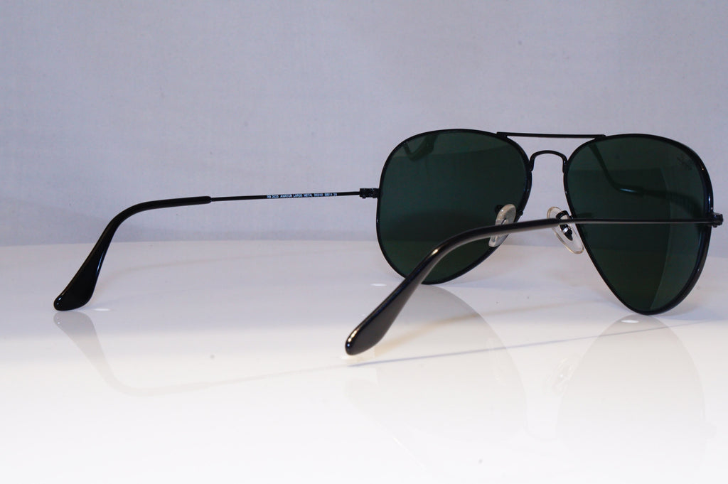 RAY-BAN Mens Mirror Designer Sunglasses Black Pilot RB 3025 002/40 20676