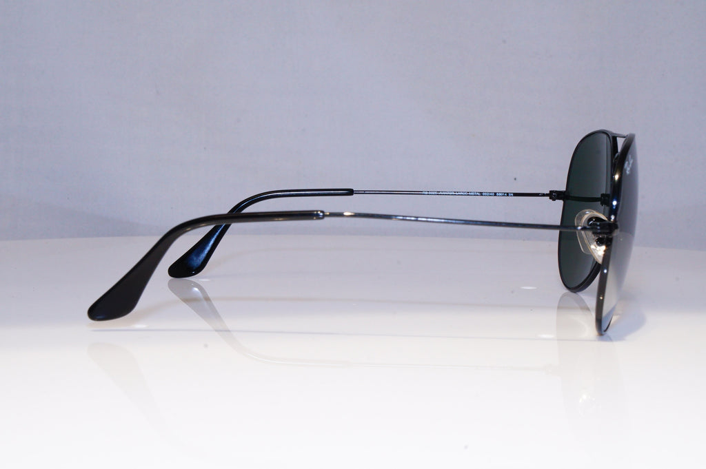 RAY-BAN Mens Mirror Designer Sunglasses Black Pilot RB 3025 002/40 20676