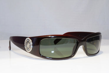 VERSACE Womens Diamante Designer Sunglasses Burgundy MOD 2035 25M/571 18820