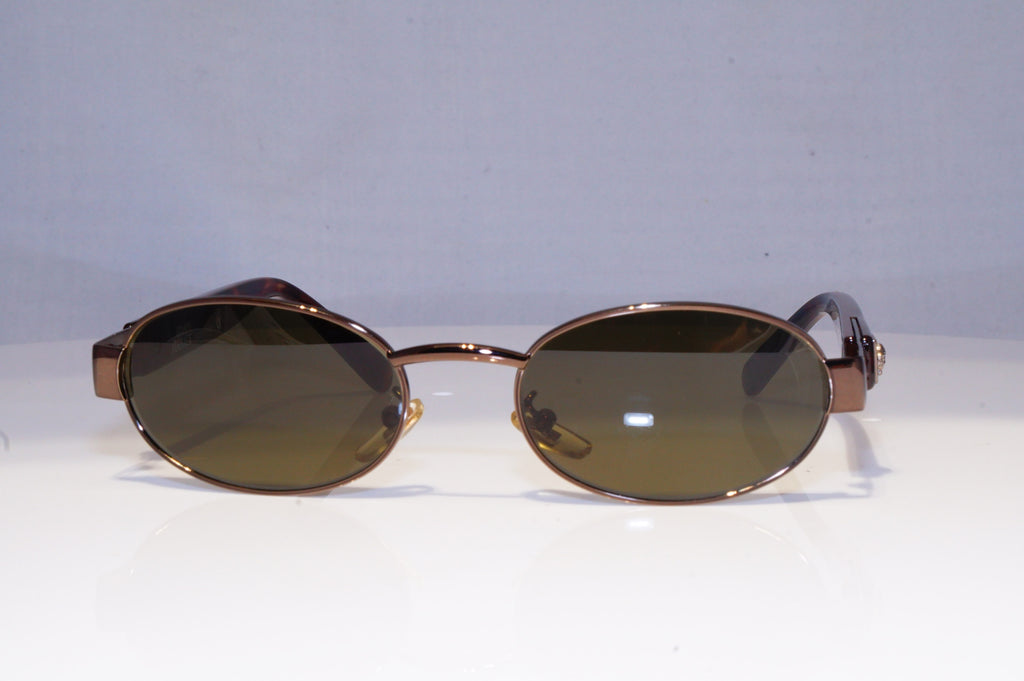 GIANNI VERSACE Mens Vintage 1990 Designer Sunglasses Brown X19 62M 20063 NOS