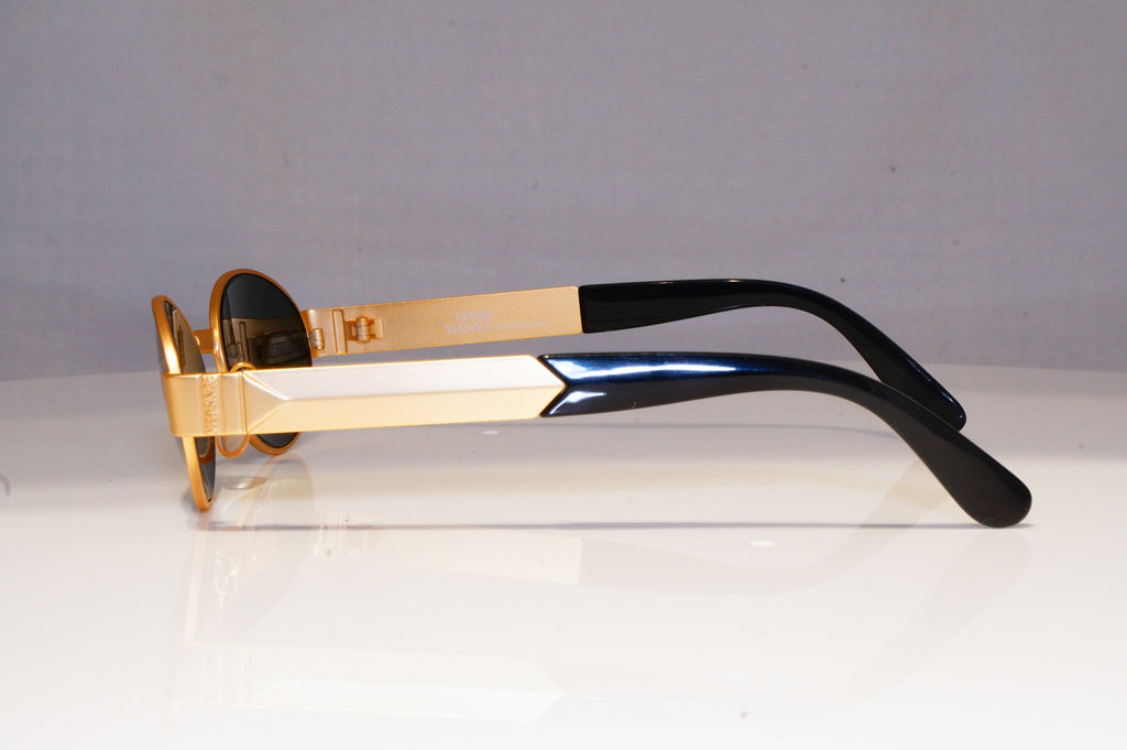 GIANNI VERSACE Mens Vintage 1990 Designer Sunglasses Gold S30 14M 20009 NOS