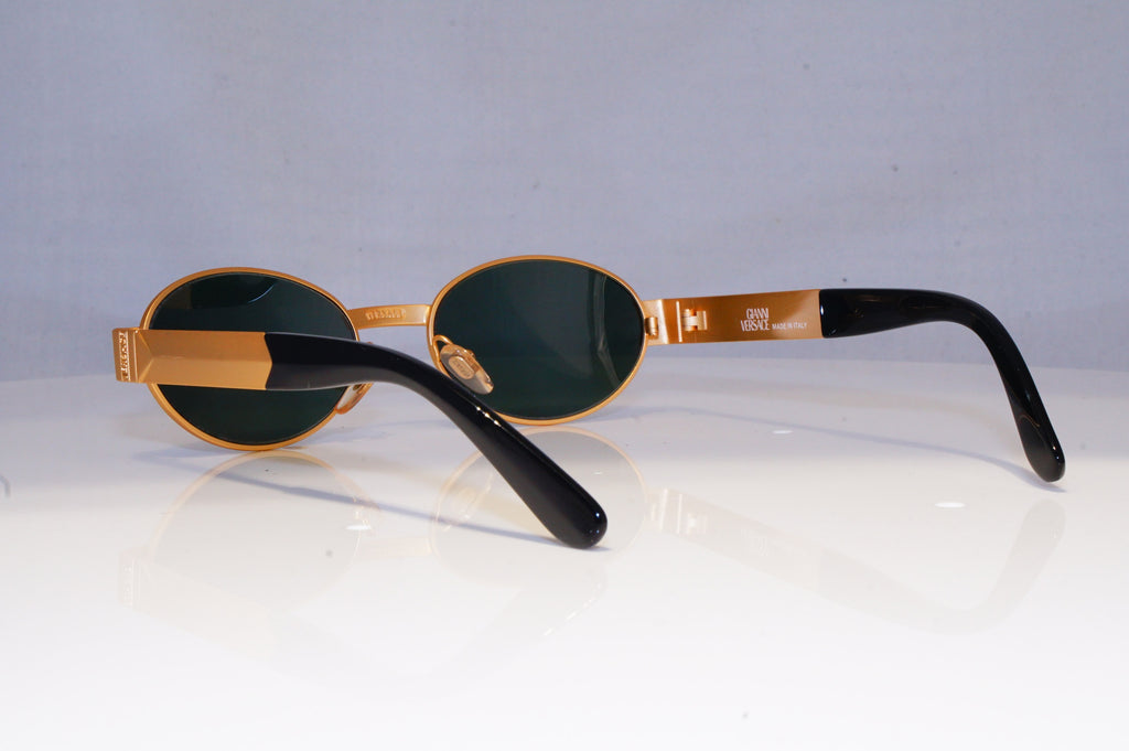 GIANNI VERSACE Mens Vintage 1990 Designer Sunglasses Gold S30 14M 20009 NOS