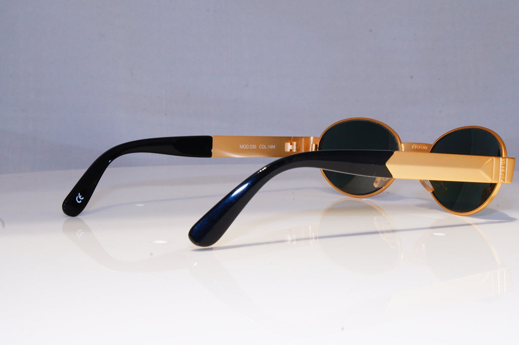 GIANNI VERSACE Mens Vintage 1990 Designer Sunglasses Gold S30 14M 20009 NOS