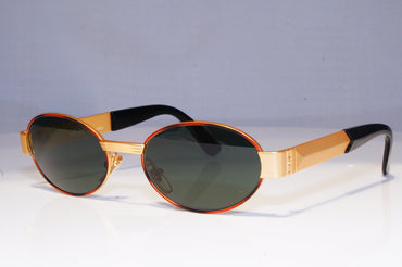 GIANNI VERSACE Mens Vintage 1990 Designer Sunglasses Gold S30 14M 20009 NOS