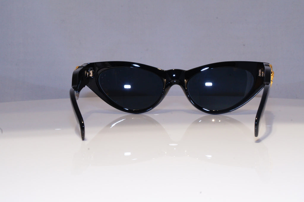 GIANNI VERSACE Mens Designer Sunglasses Black GOLD 476/B 852 20018 NOS
