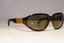 GIANNI VERSACE Mens Vintage 1990 Designer Sunglasses Brown Wrap 530 900 20031