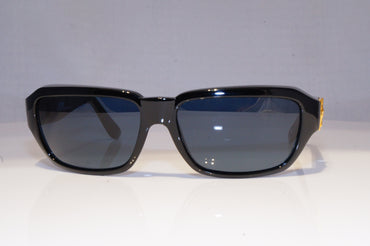 GIANNI VERSACE Mens Vintage 1990 Designer Sunglasses Black GOLD 412/A 852 20027