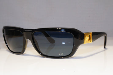 GIANNI VERSACE Mens Vintage 1990 Designer Sunglasses Black GOLD 412/A 852 20027